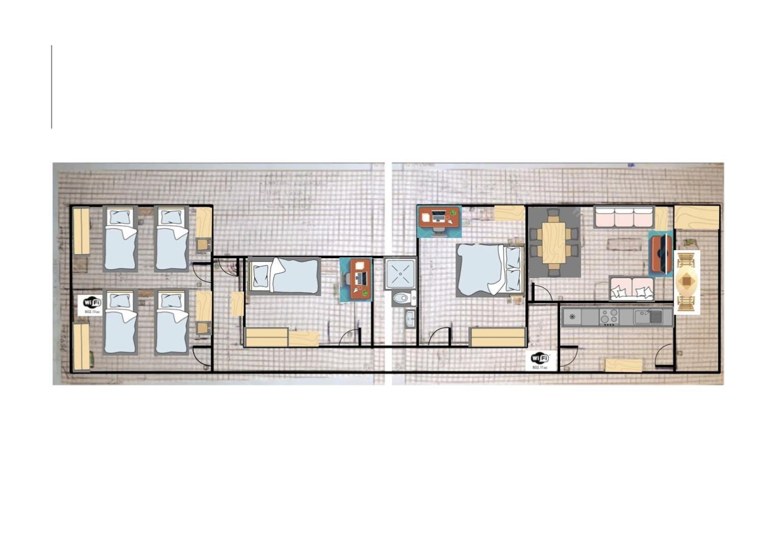 Centro 7pax Apartamento *